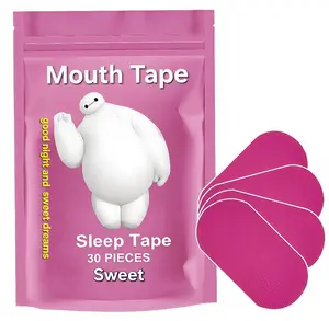 Everest Mouth Tape - 3 month supply mouth tape, pink, gentle, adhesion, 30 Strips, sports accessories,Sweet，Sleep breathing patch