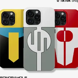 Viltrumite Conquest Mark Phone Case, Omni Man and Invincible Logo Phone Cover, Invincibe ss4 ip 17 Air Pro Max