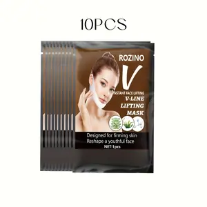 Infused with Natural Aloe & Hyaluronic Acid for Skin Nourishment,Face mask×10 Centella Oil-Control Foam Mask