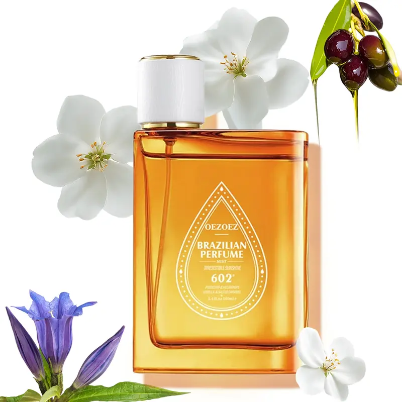 OEZOEZ BRAZILIAN EAU DE PARFUM Perfume – Hair Perfume for Women with Vanilla, PISTACHIO & ALMOND HELIOTROPE & JASMINE VANILLA & SALTED CARAMEL 100ml (3.4 fl oz)