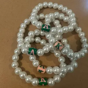 Pearl Alpha Kappa Alpha bracelet