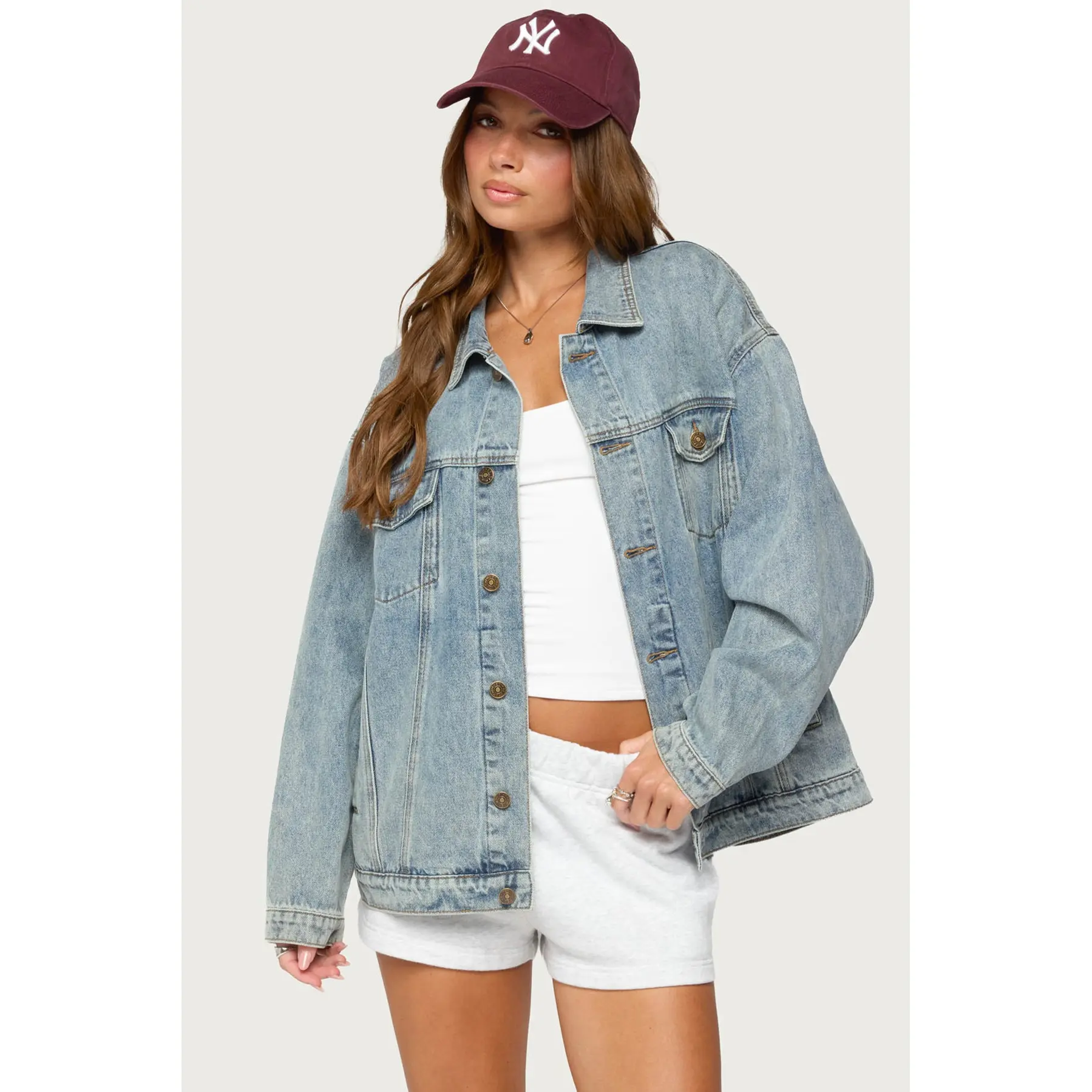 Dalia Oversized Denim Jacket Dalia Oversized Denim Jacket