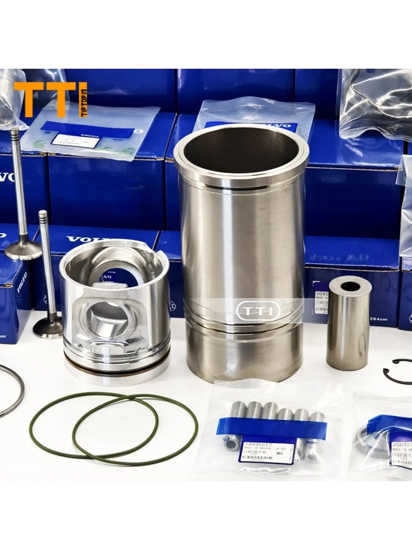 Liner Kit D6D D6E D7E D7D Engine Overhaul Rebuild Kit Piston Ring Set EC240 EC290 EC300 Excavator Parts
