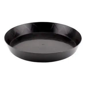 Premium Nursery Saucer Black, 12In