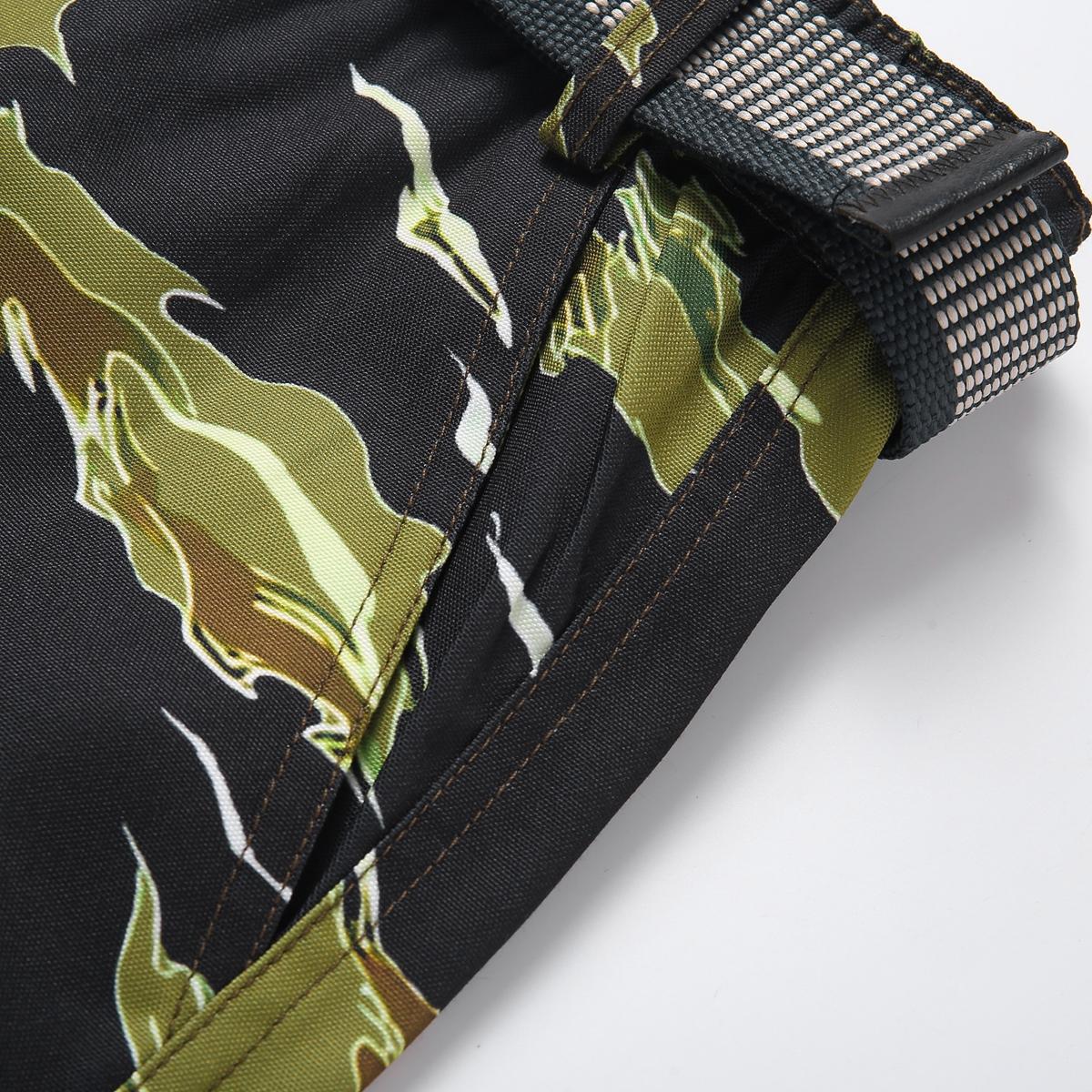 Tactical Camo Core Set Mens Quick Dry Cargo Shorts with Included Canvas Belt & Camouflage Print Breathable Sportswear for Outdoor Hunting & Fishing Adventures