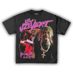 Liill_Uziiz Vert Pink Tape Graphic Tee T-shirt Unisex Cotton Crewneck Casual