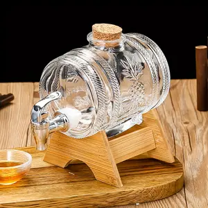 1 Set Ounce Thickened Transparent Glass Bucket Perfect for Serving Drinks at Parties and Gatherings Party Beverage Dispenser