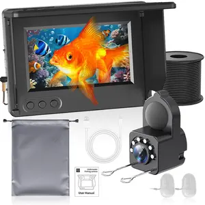 XHJ Underwater HD Fishing Camera with 4.3-inch Screen - Waterproof Fish Finder for Aquariums and Outdoor Fishing Gear - Fishing Tackle and Equipment - The Perfect Summer Gift for Anglers, Father's Day Gifts