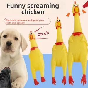 Chew Toy For Small And Medium-Sized Dogs, With A Sound Generator, Cleans Teeth And Relieves Anxiety, Made Of Durable Material, No Batteries Required, Suitable For All Dog Breeds And Sizes, Fun Design, Suitable For 10 Different Scenarios Motivational