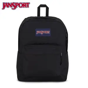 JanSport SuperBreak One Backpacks (Black, 17" x 12.5" x 6") | Durable, Lightweight Bookbag - Suitable for Students - Premium Class Accessories