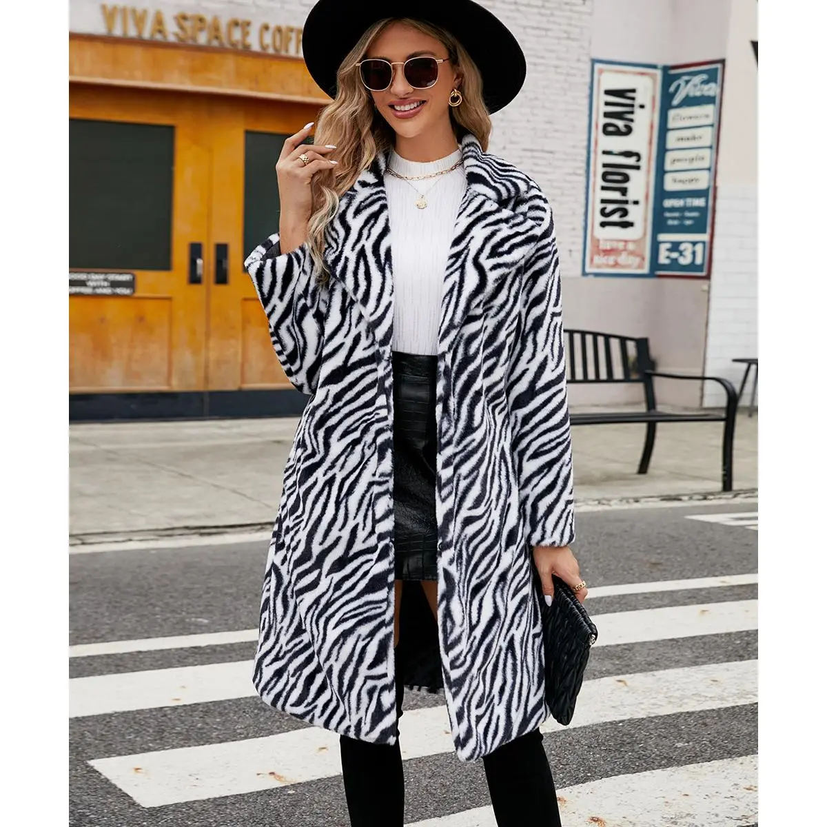 White spotted horse pattern