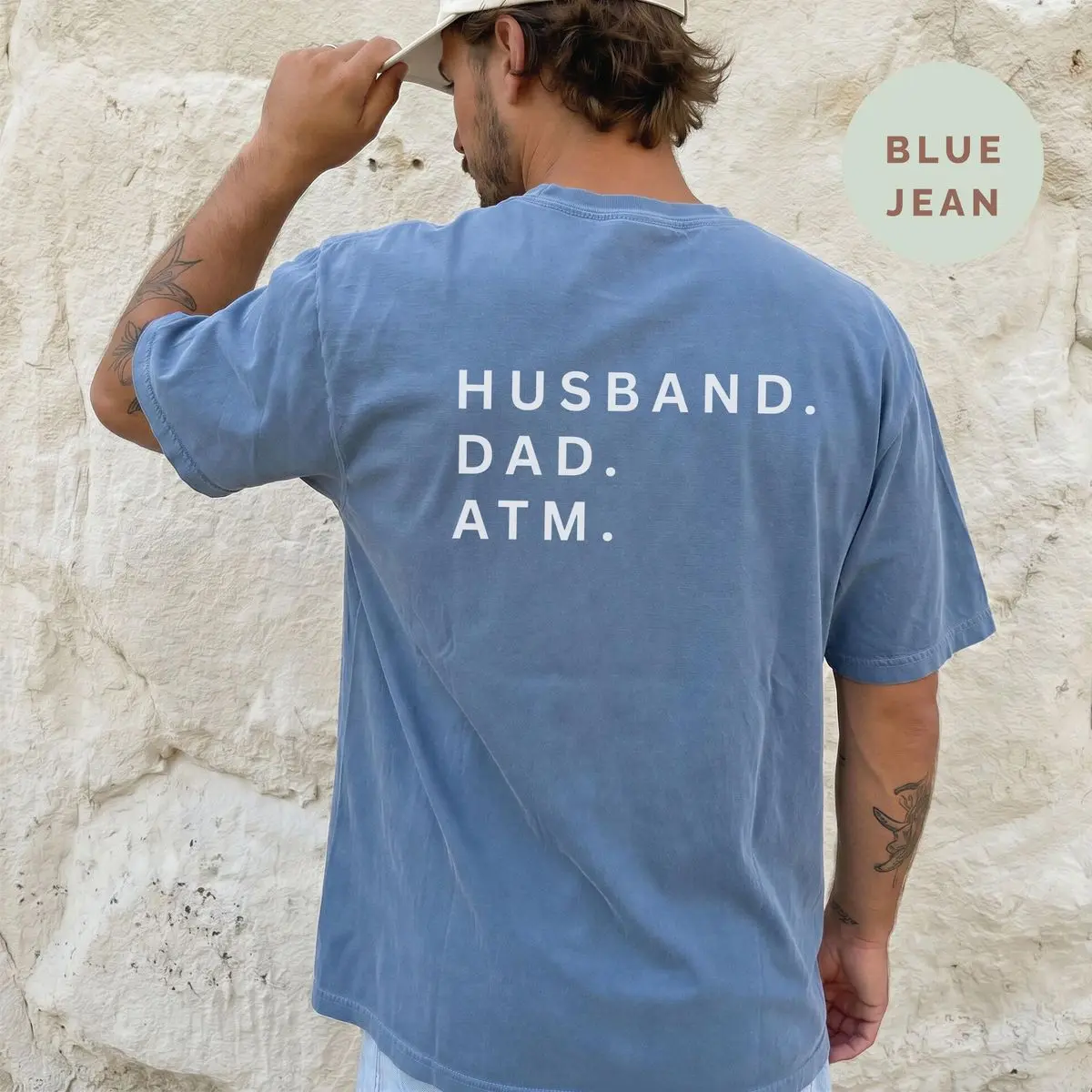 Comfort Colors Funny Dad Shirt, Husband Daddy Atm Tee, Cool Funny Dad Life T Shirt, Gift For Daddy, Humorous Husband Top, Dad Birthday Gift, Unisex Garment-Dyed Tee, Classic Streetwear