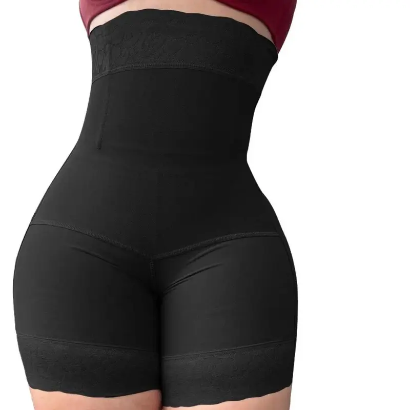 [Black Friday] Women's High-Waist Curvy Faja Girdle Shapewear Shorts - Butt Lifter, 25% Spandex Nylon Blend, Breathable Smoothing Fabric, YKK Zipper Crotch, Body Contouring, Fit, Everyday Wear Leg Shaper,sohochic