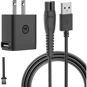 5V Charger for Philips-Norelco-One-Blade QP2724 QP2834 QP1324 MG5910 MG7910 MG9510 MG9520 PQ888 PQ889, OneBlade Power Cord for Philips Norelco Shaver 2400 3600 USB Charging Cable