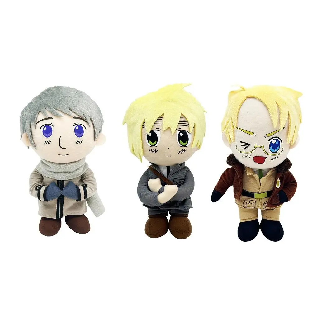 New Hetalia: Axis Powers Plush Doll Toy Kawaii The Beautiful World Arthur Kirkland Gilbert Beilschmidt Plush Toy For Kid Gifts