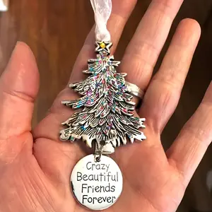 Christmas Tree Shape Holiday Ornament, Hanging Ornament, Home Decor, Festive Decoration, Perfect for Christmas Trees, Enhance Your Holiday Spirit