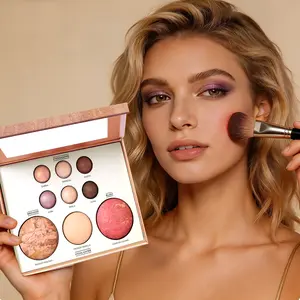 Makeup Palette Multi-Use Cosmetic Set Highlighter Eyeshadow Contour Blush Suitable for Any Makeup Look Zodiac Makeup Palette versatile powder forever artist duet baked bronzer color eye shadow