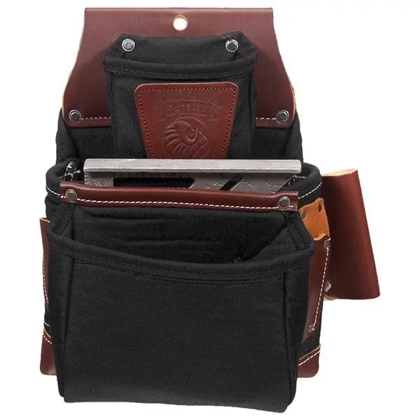 B8060 OxiLights 3 Pouch Fastener Bag - Black occidental leather