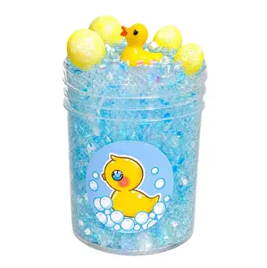 Bubble Bath Handmade Bingsu Crunchy Clear Slime