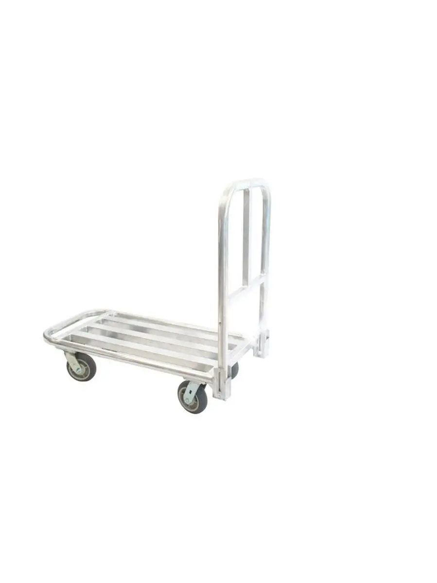Prairie View FP18648T Folding Platform Trolley - Welded Tube Frame, 30 lbs Capacity, 9.5x18.5x50.5 in, for Commercial Kitchen & Home Improvement Building Supplies, 9.5 X 18.5 X 50.5 In