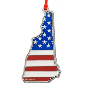 New Hampshire USA Christmas Ornament