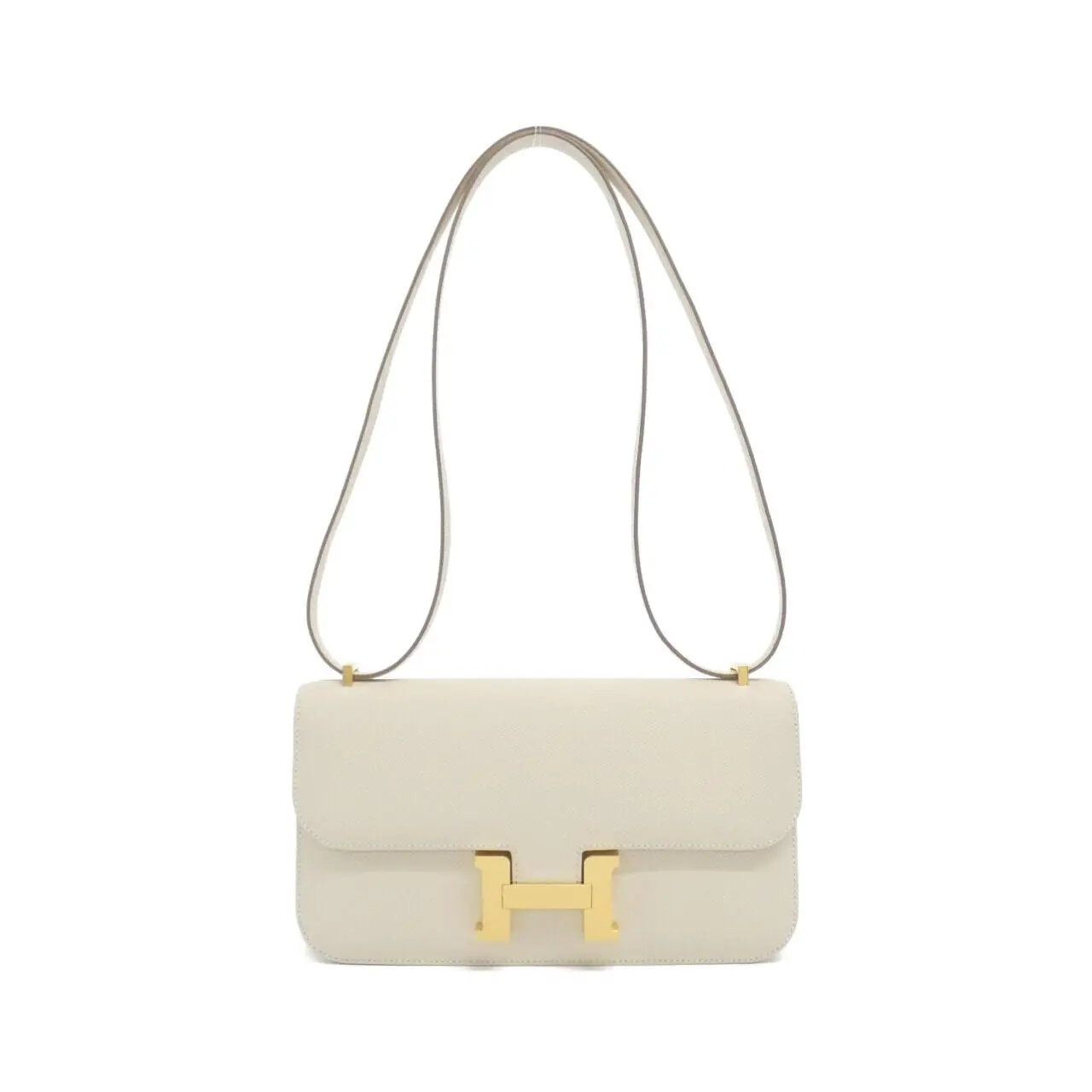 Pre-owned HERMÈS Calfskin Shoulder Bags Hermes Constance Elan Epsom Shoulder Bag