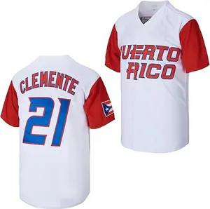 Puerto Rico Classic Men's Jersey #21 Roberto Clemente
