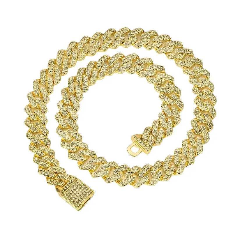 Machine Gun Funk Style Pendant & 15mm 16" 18" 20" 24" Iced Cuban Chain Hip Hop Necklace Jewelry Accessory Machine Gun Funk Style Pendant & 15mm 16" 18" 20" 24" Iced Cuban Chain Hip Hop Necklace Jewelry Accessory