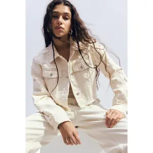 H&M Cropped twill jacket