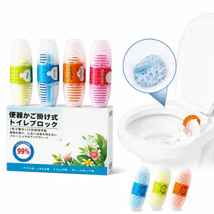 4-piece long-lasting cleaning toilet kit - Suitable for bathrooms. You no longer need to struggle to scrub.
