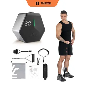 TOUSAINS HIVEGYM Smart Portable Cable Machine, 3–30kg Adjustable Resistance, Full-Body Home Gym Equipment, App Tracking,  Multifunctional Strength Training for Travel & Home