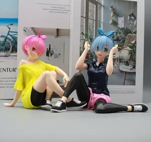 New Sitting Figure of Rem & Ram in Casual Sportswear from Re:Zero − Starting Life in Another World