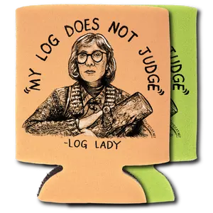 Log Lady - Twin Peaks – Can Cooler