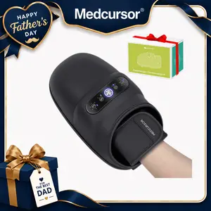 Medcursor fathersdaygift Hand Massager Cordless with Heat for Hand Relax 6 Modes 6 Intensities 3 Timers Airbag Pressure Massage for Sensitive Skin Gifts for Women Men - Relaxing