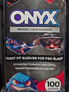 Onyx Exact Fit Sleeves for PSA Slabs - 100 Sleeves, Scratch Resistant Technology, Acid Free, No PVC, Protect Your Passion