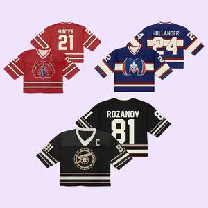 Heated Rivalry Crop Top Football Jersey, Hollander Hockey Romance Fan Apparel