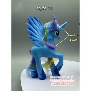 1pc  My Little Pony  5.51 inches  Unicorn Party Celebration Series  Party Gift  Collectible Cartoon Character Statue, Cute Collectible Figurines, Decorative Tableware, Party Gift and Giveaway Birthday, Suitable for Home and Office Decoration