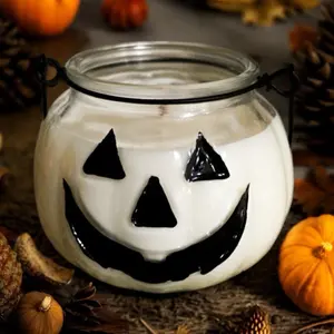 Jack-o-lantern Candle