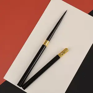 2PCS Black Swan Professional Brushes • Imitation Squirrel Nylon • Medium Flex • Watercolor & Digital Painting