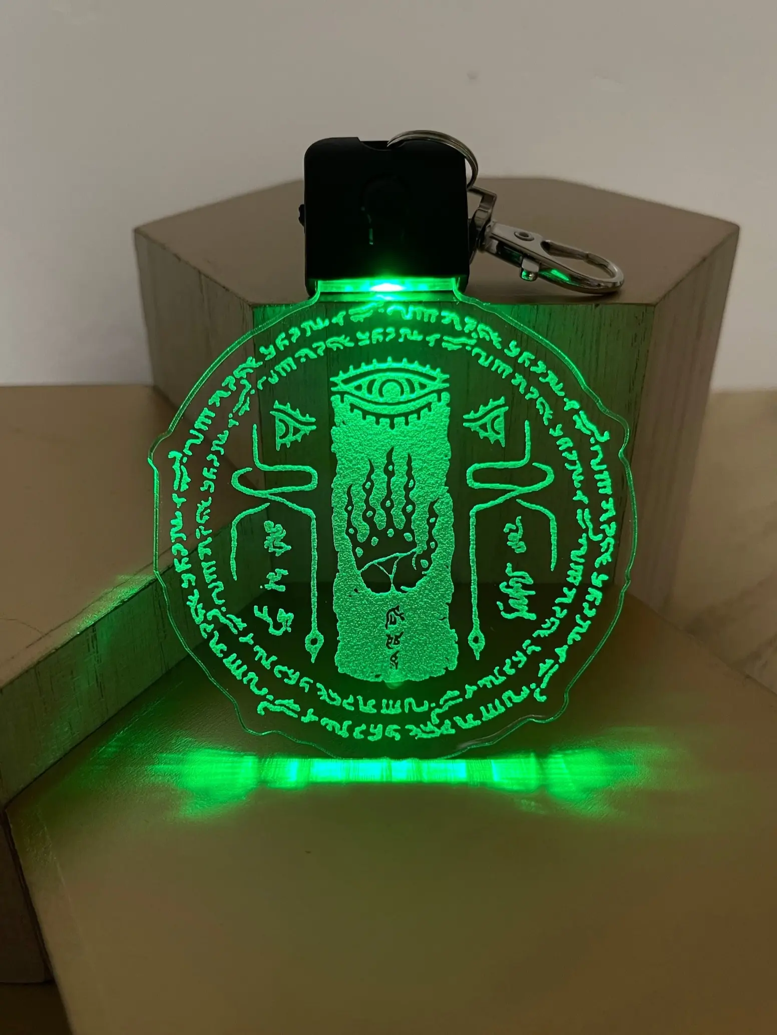 The Legend of Zelda Tears of the Kingdom Zonai Shrine Light up Keychain