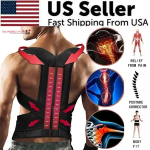 Adjustable Posture Corrector and Low Back Support Shoulder Brace for Men and Women Does not apply