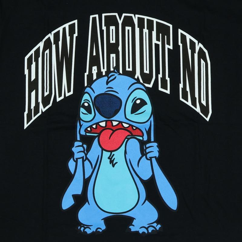Disney Lilo and Stitch T-Shirt Men's Stitch How About No Adult Short Sleeve Tee