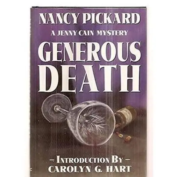 USED Book - Generous Death (Jenny Cain Mysteries, No. 1) by Nancy Pickard (Hardcover) - english