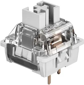 LEOBOG Graywood V3 Switch Set, Linear Cearmy Switch, 40gf, 3 Pins Pre-lubed Switch, 100 Pieces for Customizing Gaming Keyboards