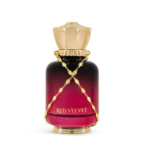 Red Velvet Eau de Parfum - Luxurious Pink & Gold Design