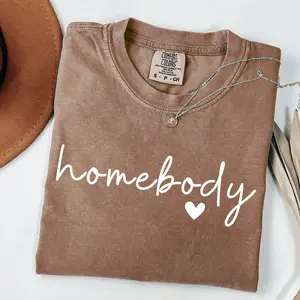 Comfort Colors Homebody T-shirt, Cozy Tee, Introvert Tee, Homebody Club T-shirt, Indoorsy, Trendy Outfits, Gift For Her