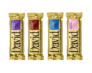 David, Protein Bar, Sample Pack, Variety Pack, Pack of 4 Protein Bars  28g of Protein  150 Calories  0g of Sugar - High Protein, Low Carb, Gluten Free...