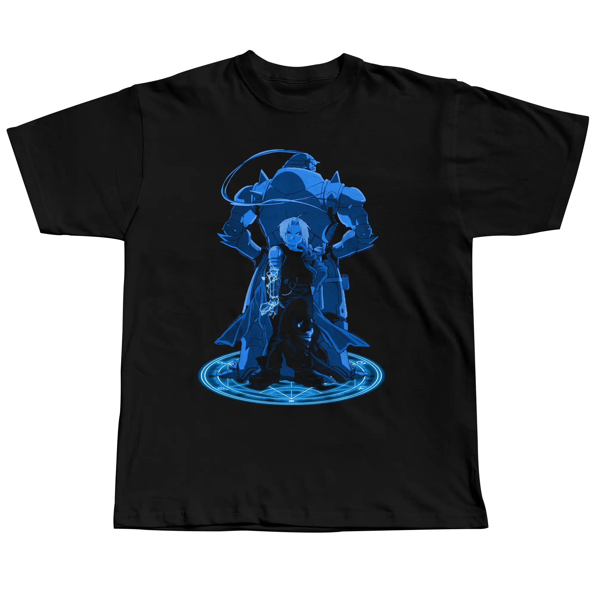 Fullmetal Alchemist - Heavy Cotton Unisex Graphic Tee - Anime Manga T-Shirts - Ed and Al Elric Brotherhood Tiktok Shop