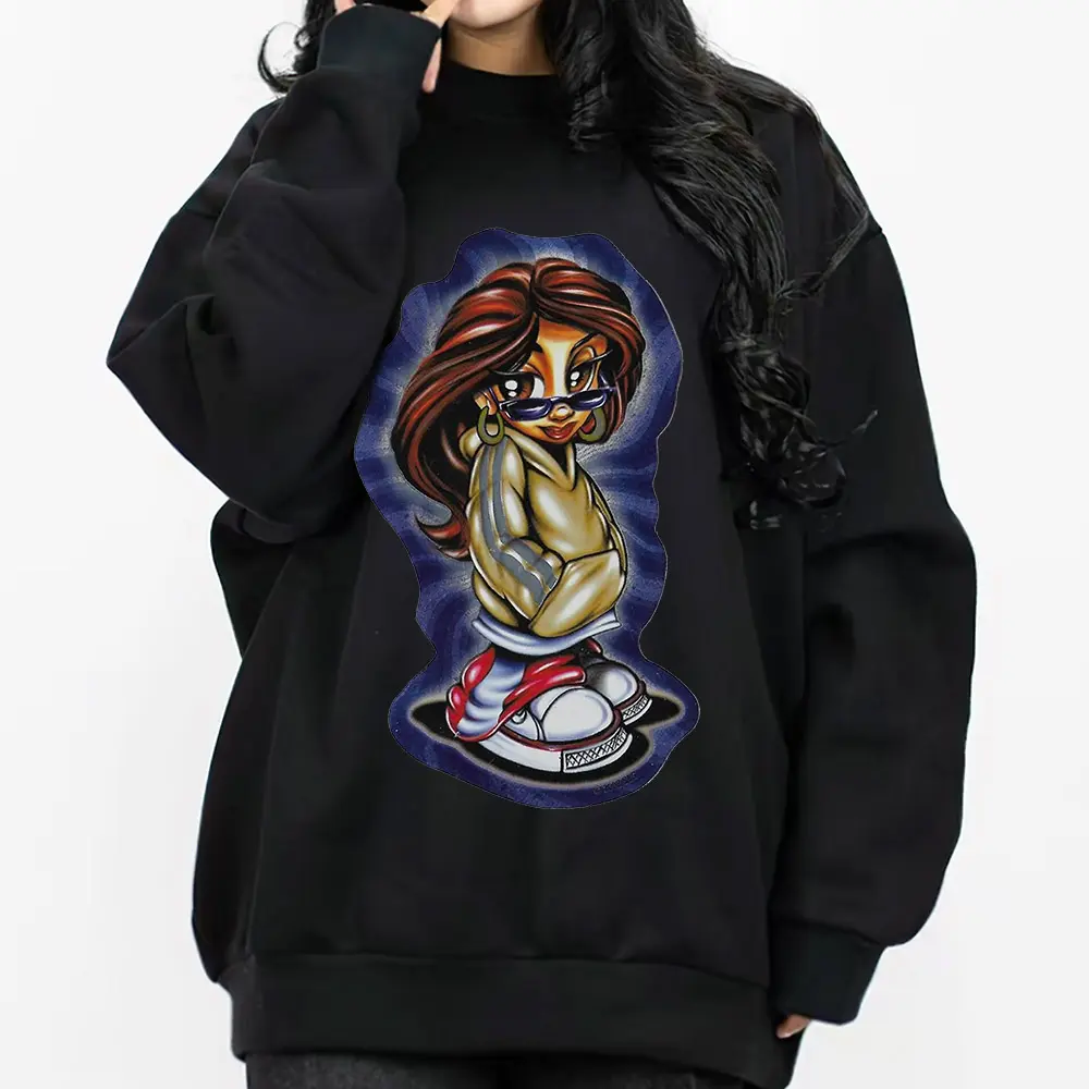 Limited edition "Chicana Girl 2" , Chicanos Clothing, Gangster clothes, Graphic Tee, Hoodies, Chicana, Cholo outfit, Lowrider clothing CK194