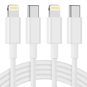 USB C to Lightning Cable 2Pack 3FT [MFi Certified], iPhone Fast Charger Cable Power Delivery iPhone Cables Type C iPhone Charger Cord Fast Charging for 14/13/12/11/XS/XR/X/8/7/6, iPad, AirPods